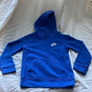 Blue Hoodie (White Nike Logo)